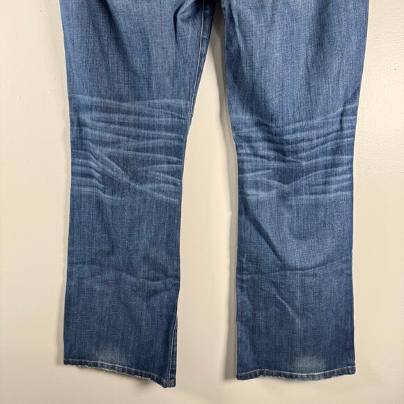 Joes Womens Provocateur Boot Cut Jeans Distressed Stretch Med Wash Mid Rise 32 - Picture 6 of 10